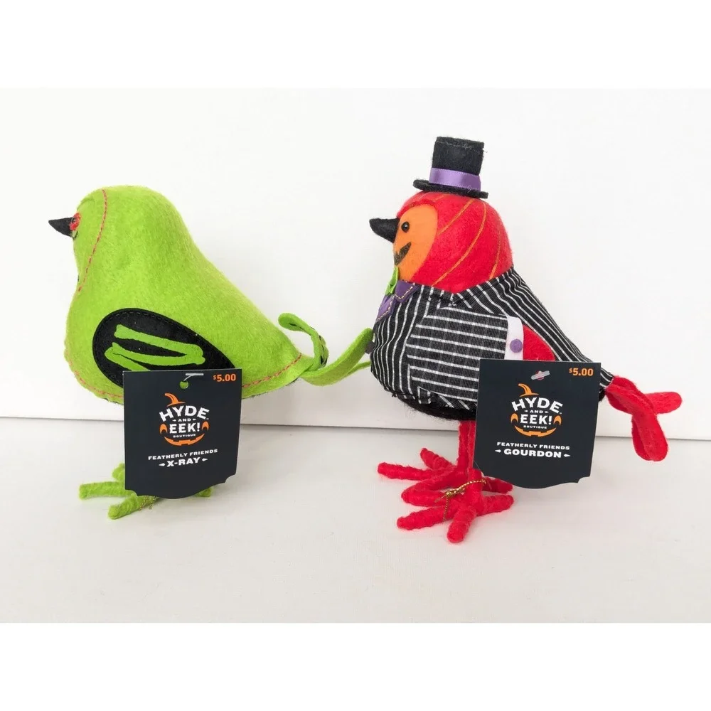 2024 Halloween Target Hyde EEK Featherly Friends Birds X-Ray & Gourdon New Set